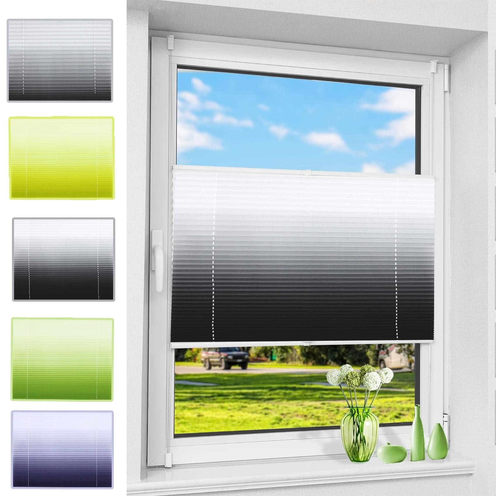 Amazon｜ブラインド 遮光ブラインド 100 x 120 cm 可 調光 遮熱