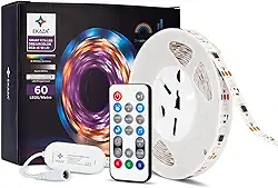 EKAZA Fita Led Inteligente Dreamcolor, 5 Metros, RGB-IC, 60 LEDS, Wi-Fi, compatível com Amazon Alexa e Google Assistant - EKCL-T3337-S