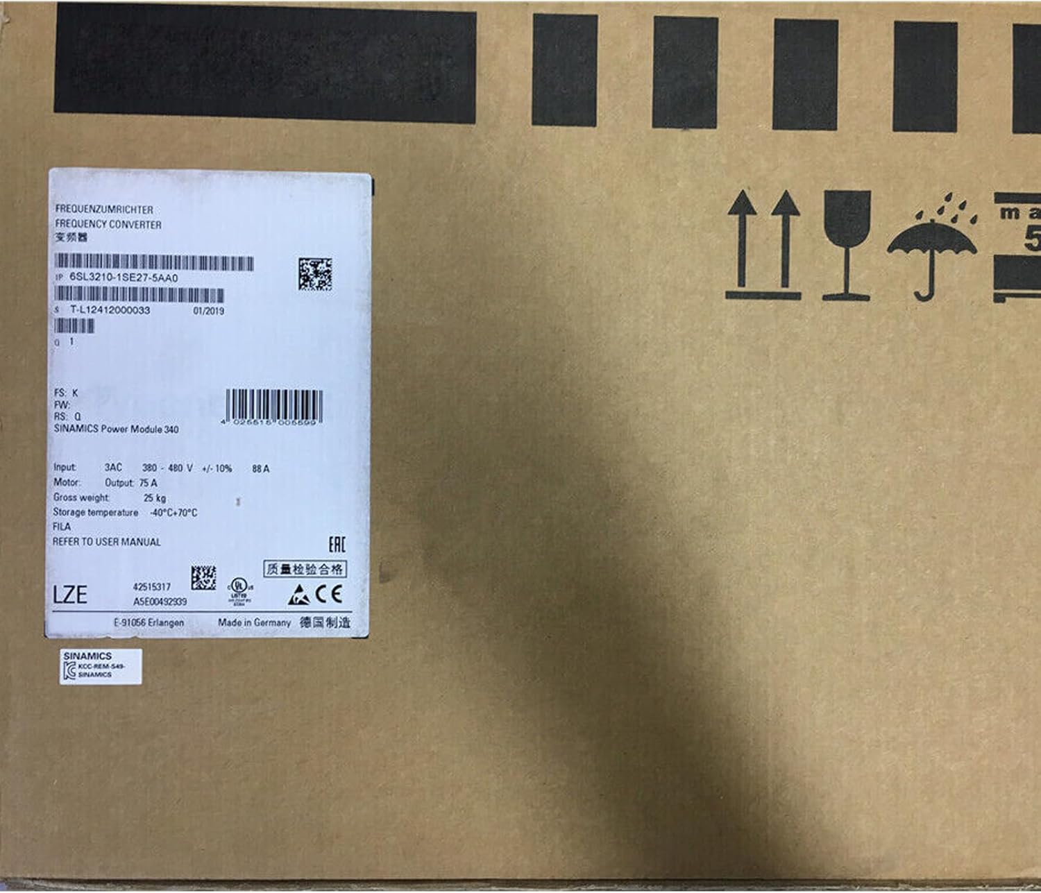 工芸品 kk 適格請求書発行可 6SL3210-1SE27-5AA0 6SL3210-1SE27-5AA0 Kazue