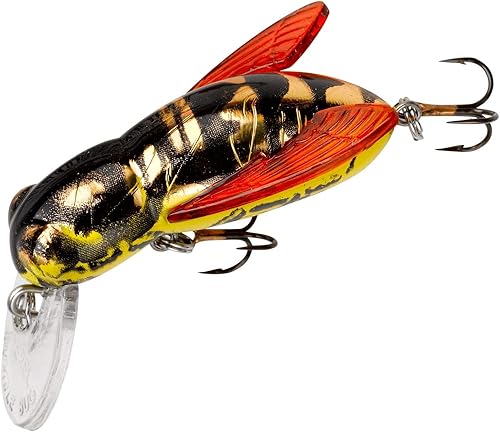 Miniatura 5 de Rebel Señuelos Bumble Bug Topwater / Crankbait Señuelo de pesca, 1 1/2 pulgadas, 7/64 onzas Fire Bug,Bumble Bee,Hornet,Insecto de junio,Horse