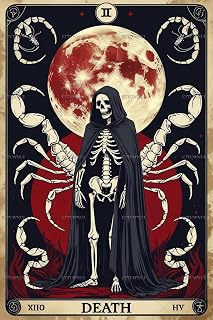 ETTUWNUI Diamond Painting Kits for Adults - The Death Tarot Card Painting DIY 5D Full Drill Diamond Dots Paintings with Diamonds Gem Art and Crafts Home Decor 12"x16"