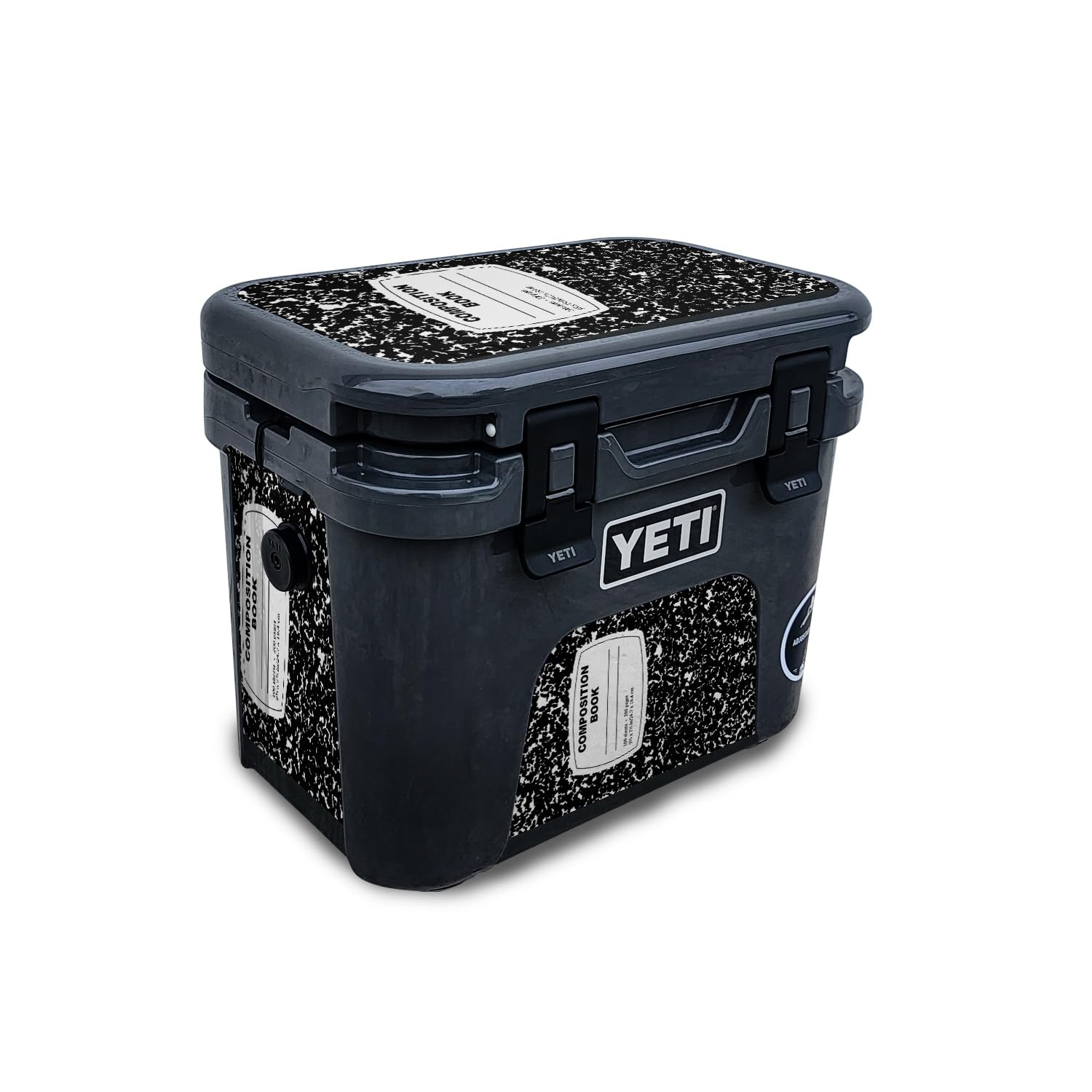 Skin Compatible with Yeti Roadie 15 Hard Cooler - Composition Book - Premium 3M Vinyl Protective Wrap Decal Cover - Easy to Apply | Crafted in The USA by MightySkins