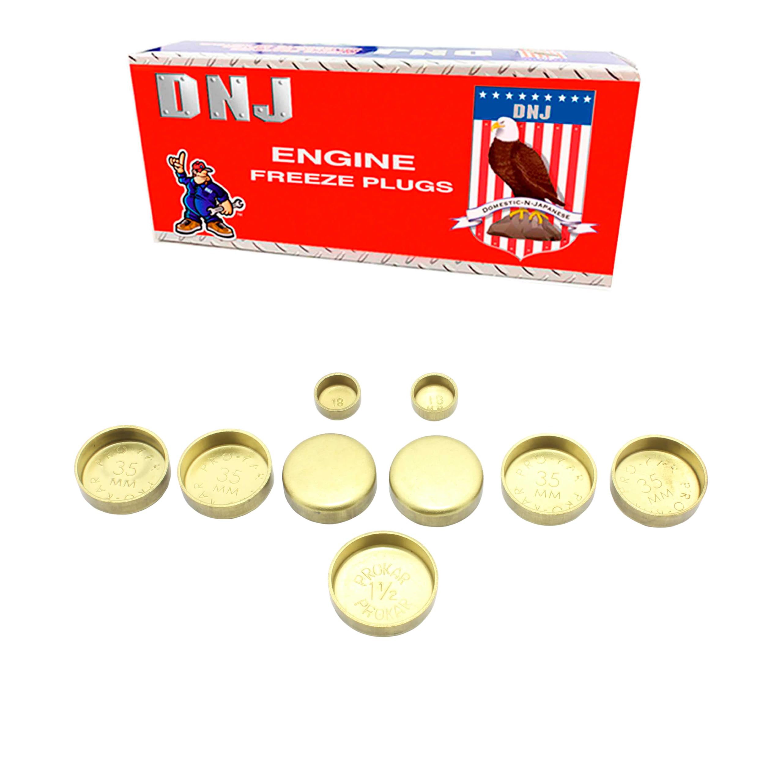 Amazon.com: DNJ FPS305 Brass Freeze Plug Set for 1988-1997 Honda