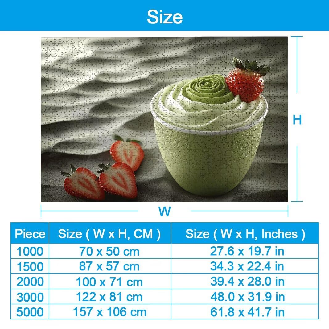 Puzzle 2000 Piezas, Puzzle Helado de Madera para Adultos, Regalos -2492
