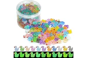 Luminous Micro Landscape Resin Animals, Tiny Glow Worms Folkcraft