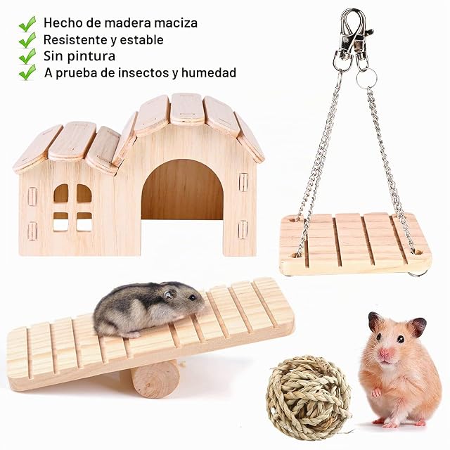 Foto 4 de 7 de Vegena Juguete masticable de conejo (color madera)