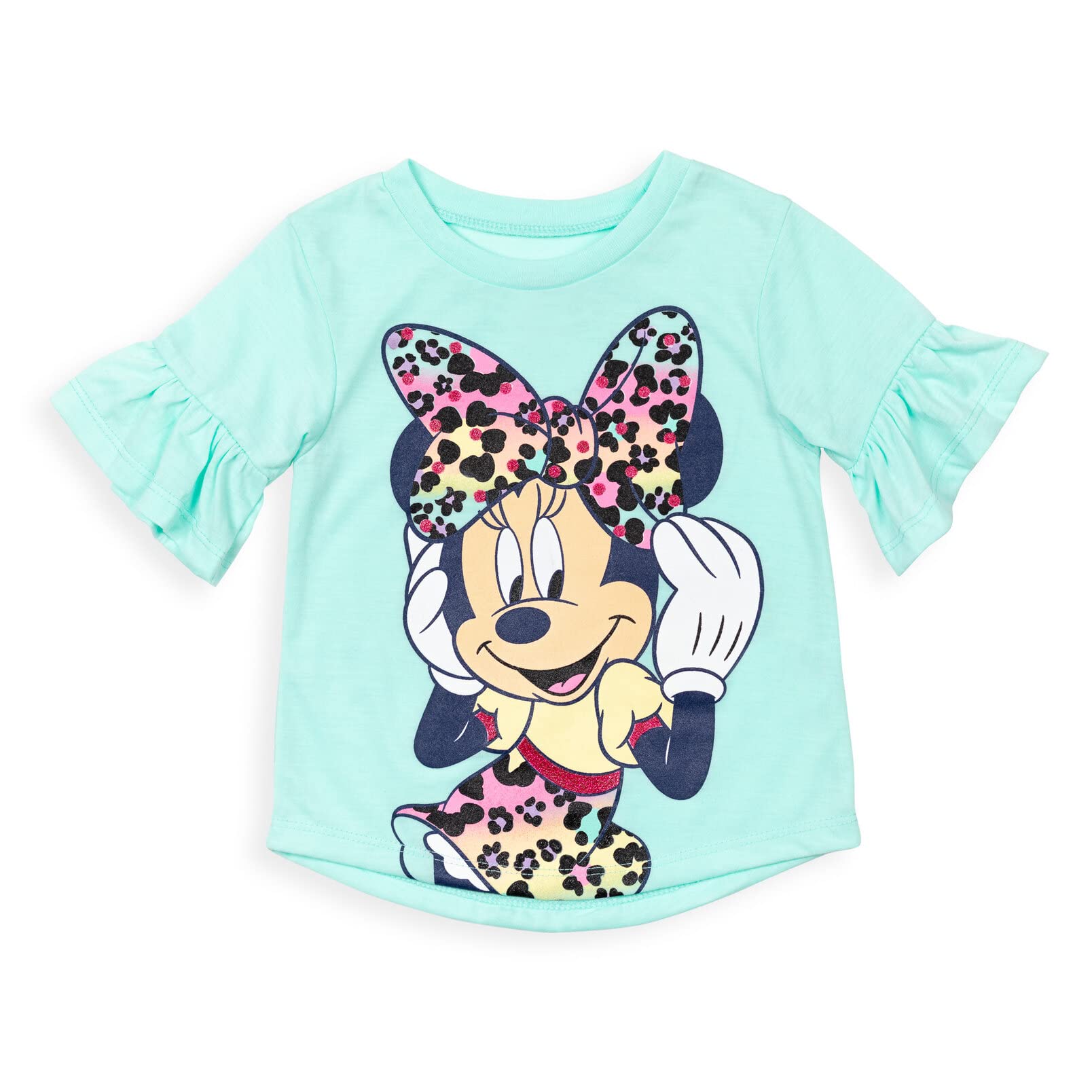 Disney Koszulka i legginsy z myszką Minnie zestaw dla niemowląt dla dużego dziecka