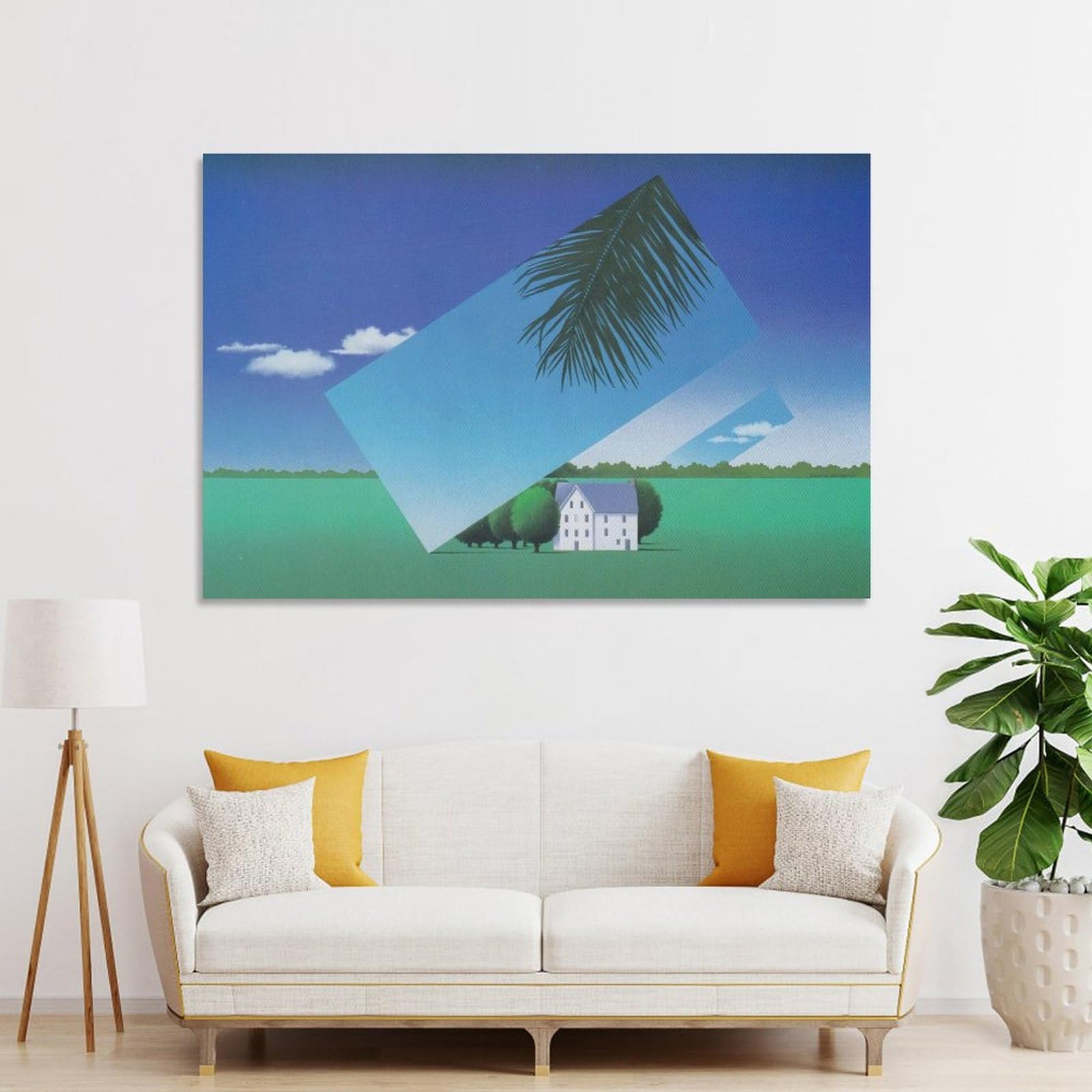 Amazon.co.jp: イラストレーター 永井博 アートポスター 80年代シティ