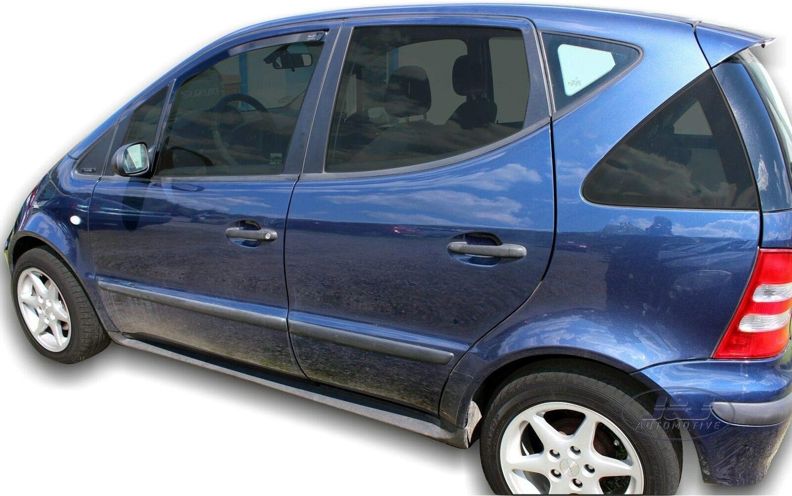 Windabweiser Aus Acrylglas Für Peugeot 407 SW (2004–2011) - Dunkelgrau Getönt, Steckmontage Für Vorne & Hinten
