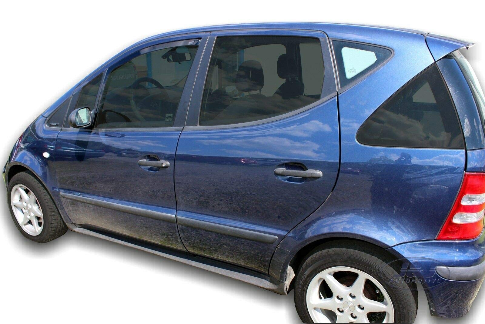 J&J AUTOMOTIVE Deflettori d'Aria per Mercedes A-Class W168 1997-2004, Set da 2 Pezzi, Nero Fumé Oscurato Heko