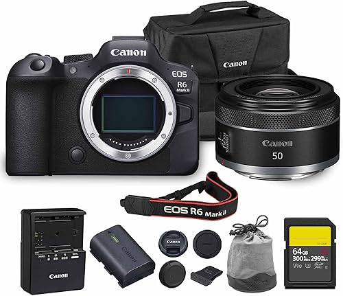 Miniatura 10 de Kit de cámara sin espejo Canon EOS R6 Mark II con lente RF de 24-105 mm f/4 | 24.2MP de fotograma completo, 4K 60fps, Dual Pixel CMOS AF II, para