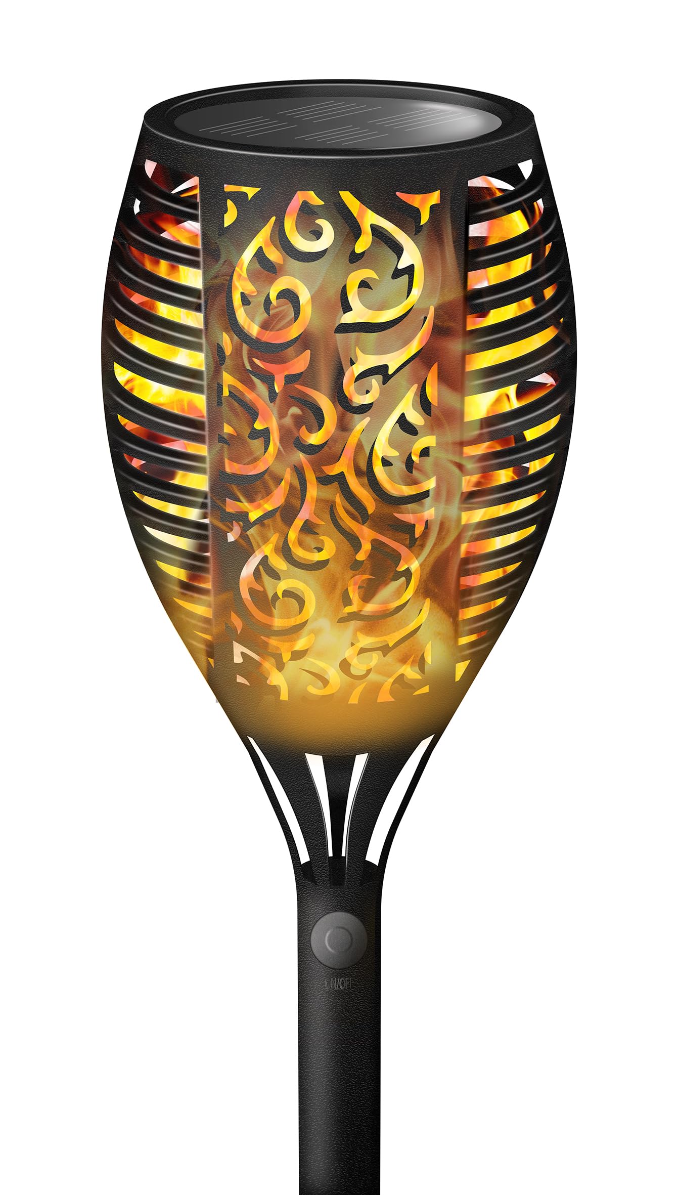Bestfor Light Solar Torch S With Flickering Flame Effect - Create A Campfire Atmosphere In Your Own Garden Or Outdoor Area