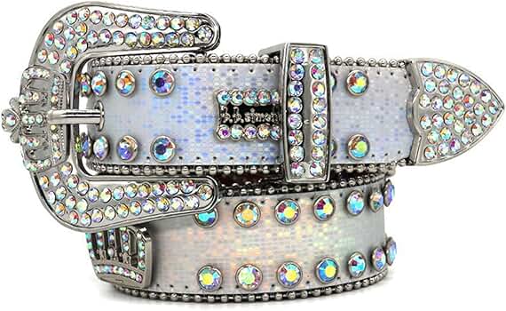 RAWHIDE STUDDED & JEWELED BELT サイズ34 Rawhide – TROPHY