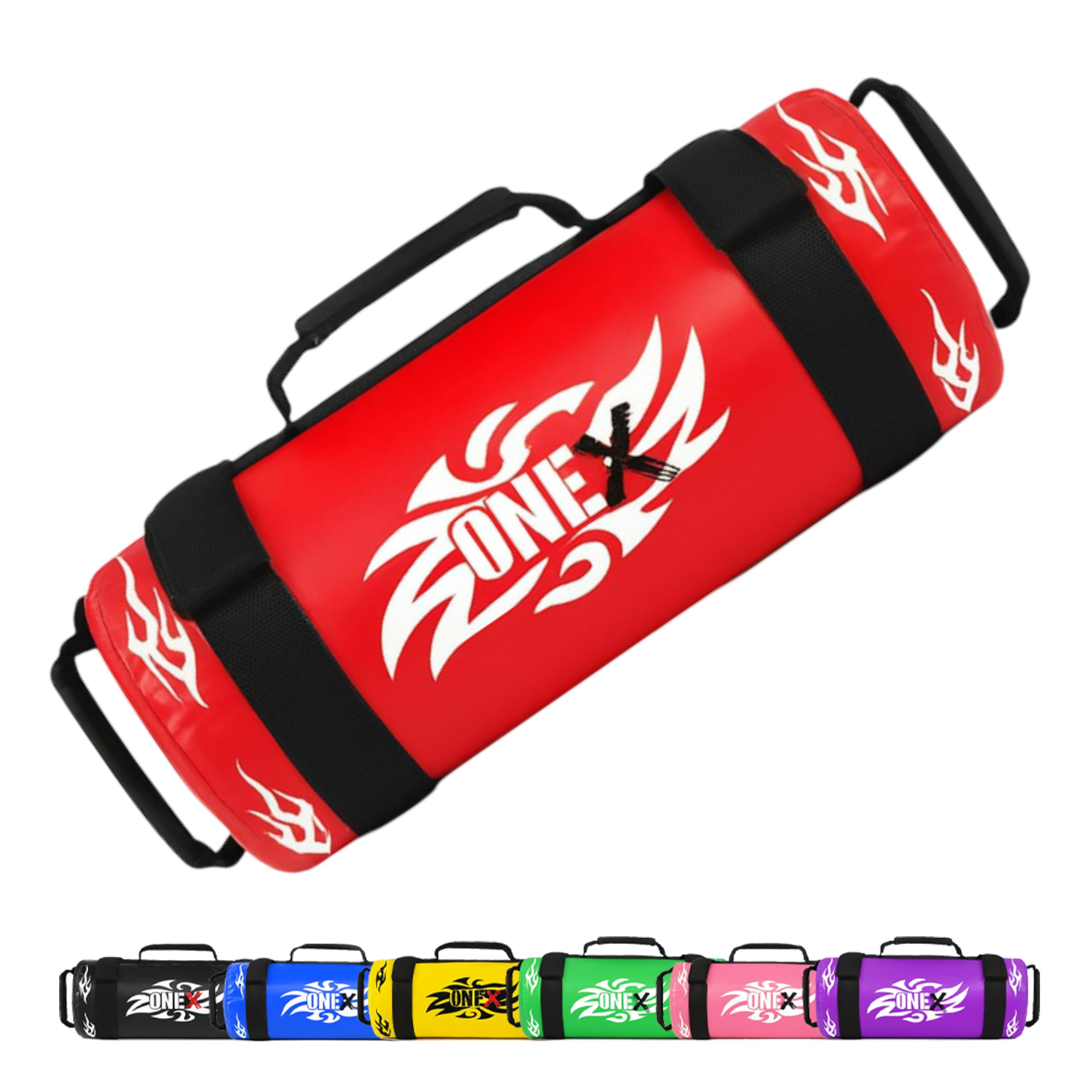 ONEX Fitness Power Sandbag Heavy Duty Sand Filled Workout Training Gym Bag with Strong Handles Weighted Slam Bag for Weight Lifting Running Powerlifting Exercises (15kg) — image 1