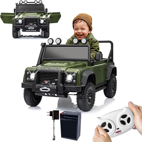 JAMARA Land Rover Defender 110 SVX 12V, siège électrique, klaxon