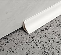 LaRolls Flexible Peel and Stick Wall Molding Trim - Self-Adhesive Caulk Strip for Ceiling, Backsplash, Baseboards, White 20 Feet