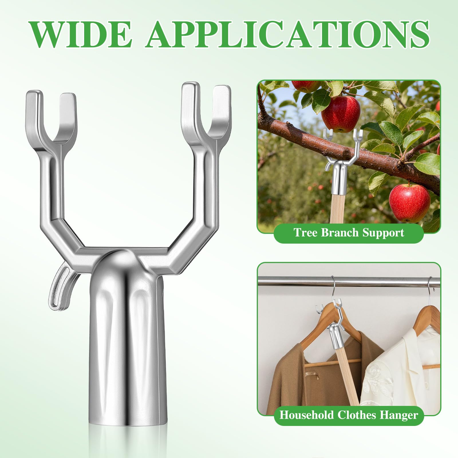 Yardwe 20 StüCk Metall-Obstbaum-StüTzgabeln AststüTzen Zur UnterstüTzung Schwerer ÄSte Gartenbedarf FüR Weinberge Obstplantagen Und GäRten