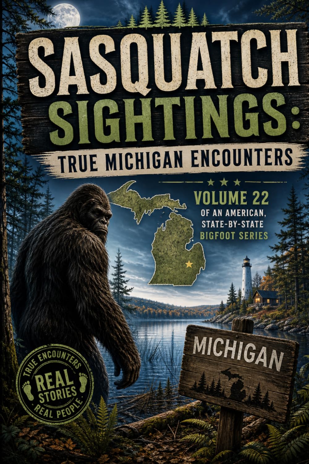 Sasquatch Sightings: True Michigan Encounters: Volume 22 of an American, state-by-state Bigfoot series (American Cryptid Chronicles: Bigfoot)