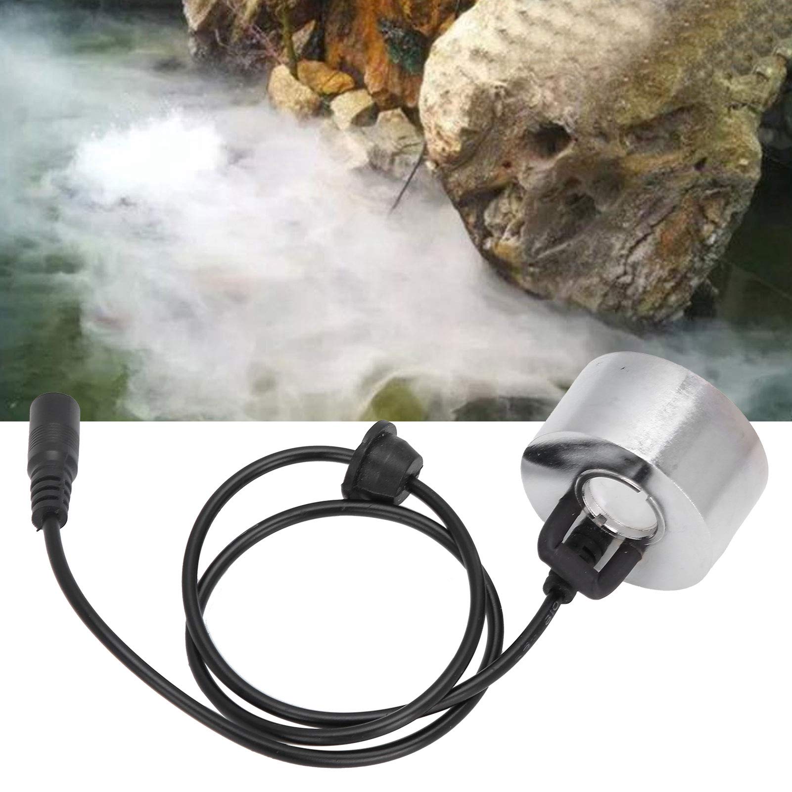Fogger Mist Maker, Mini staw ze stopu cynku Fontanna ogrodowa Fogger Indoor Outdoor Fontanna Akcesoria Staw Fish Tank Fog Machine 60cm, 24V