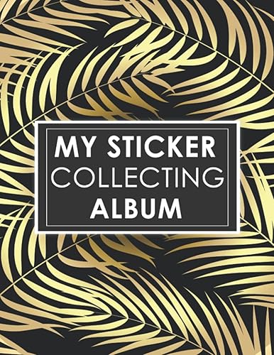 My Sticker Collecting Album Blank sticker book for collecting stickers Sticker collecting album for adults Large Reusable Sticker Collection Album