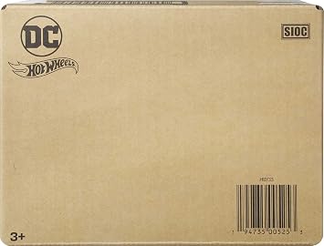 Hot Wheels Toy Cars 5-Pack, Set of 5 DC Character Cars in 1:64 Scale: Superman, Batman, Wonder Woman, The Joker GT & Harley Quinn