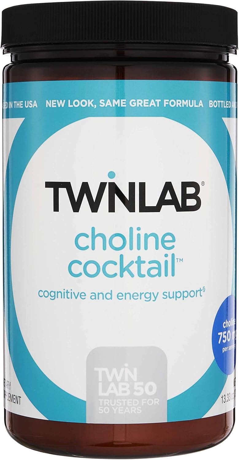 Twinlab Choline Cocktail Energy Drink Mix Brain Booster