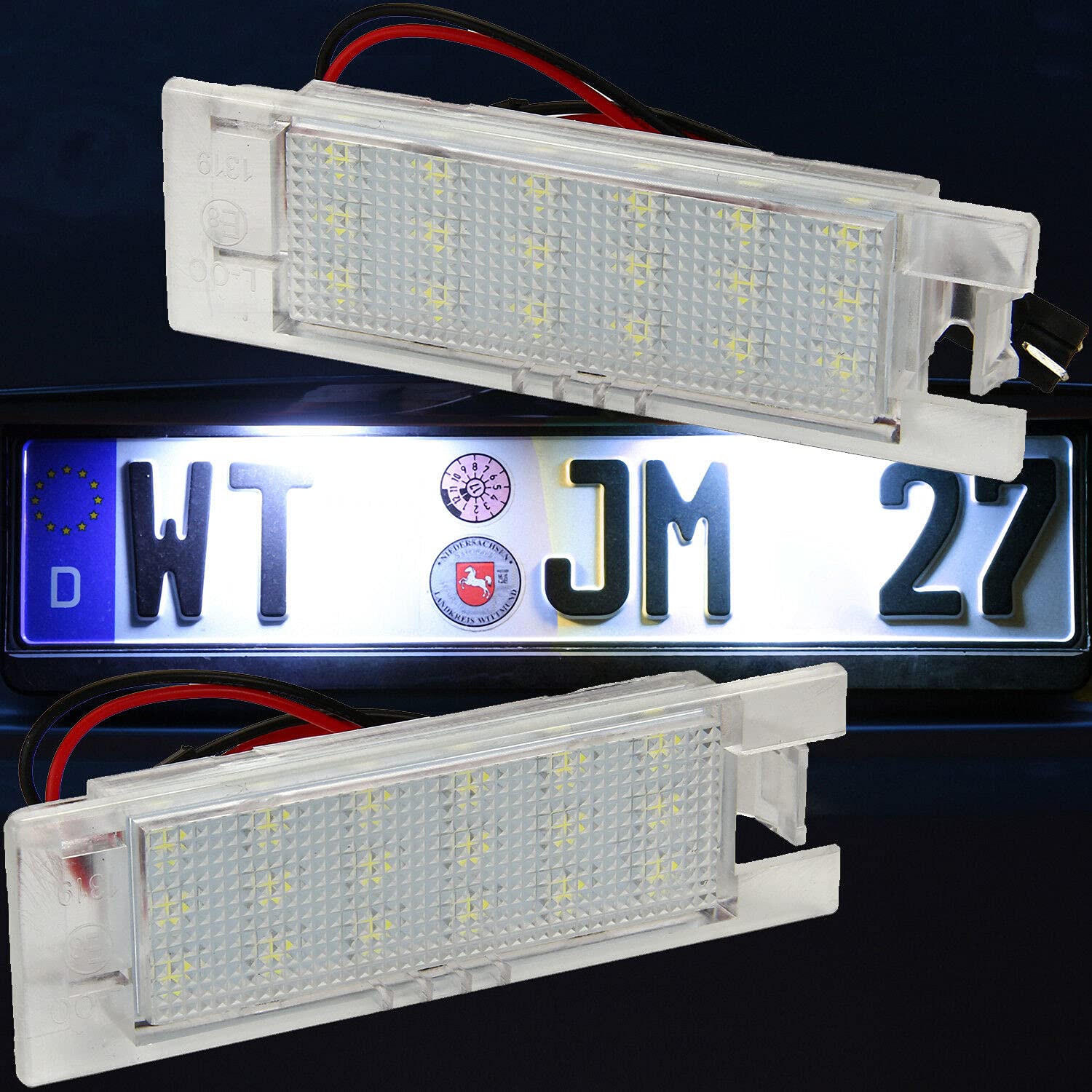 Led Kennzeichenbeleuchtung passend für ALFA ROMEO 147 156 159 166 GT Led Kennzeichenbeleuchtung passend für ALFA ROMEO 147 156 159 166 GT