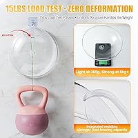 Vista 5 de WENWELL - Cubierta antisalpicaduras para microondas para alimentos de 12 pulgadas, gran tapa transparente para microondas con asa, cubierta