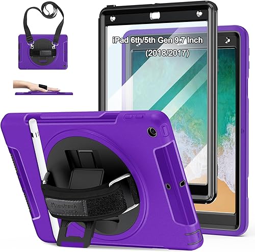 Funda para iPad de 65 generación Miesherk STOCK iPad de 97 pulgadas 20182017 funda protectora de grado militar para iPad Air 2 de 97 pulgadas con