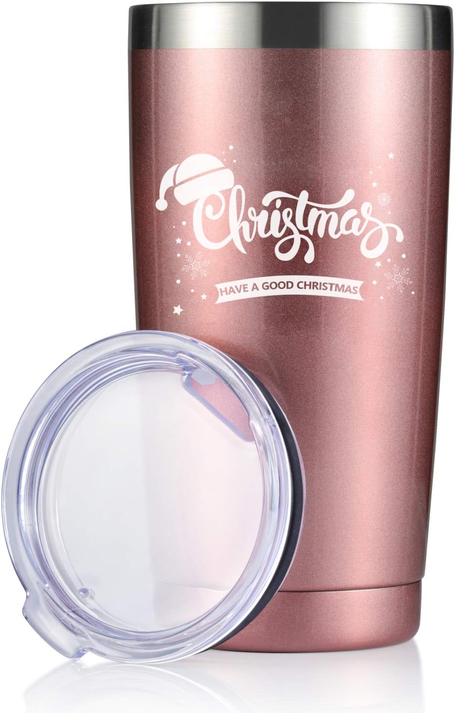 🔥 Cаѕhbасk uр tо 70% Christmas Gifts Cup for Women and Men Stainless Steel Tumbler 20oz - Vacuum Insulated Tumbler Coffee Cup Double Wall Large Travel Mug with Lid (Rose Gold,1 Pack) 🔥 Cаѕhbасk uр tо 70% Christmas Gifts Cup for Women and Men Stainless Steel Tumbler 20oz - Vacuum Insulated Tumbler Coffee Cup Double Wall Large Travel Mug with Lid (Rose Gold,1 Pack)