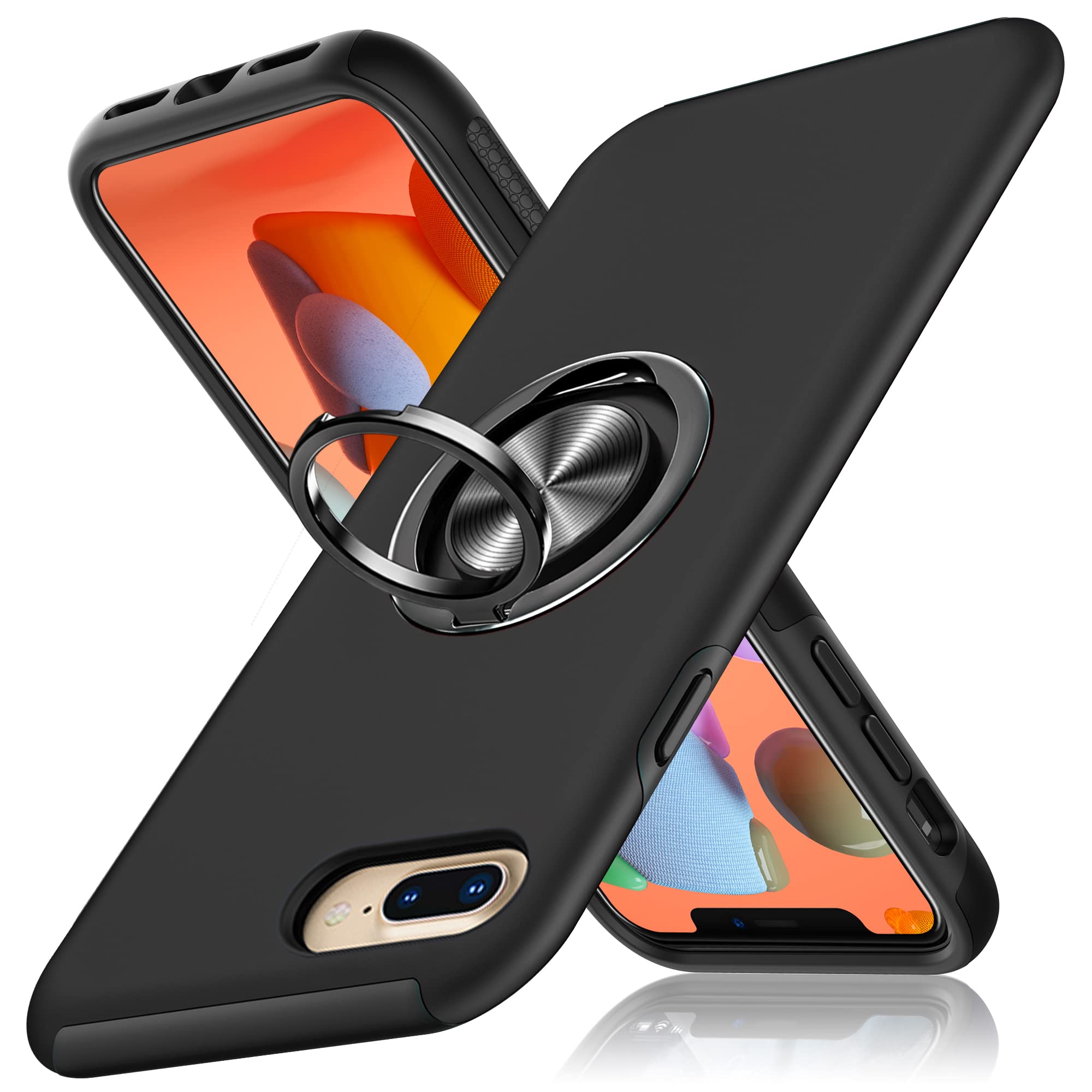 Amazon.co.jp: iPhone 7 Plus用 ケース iPhone 8 Plus用 ケース リング  