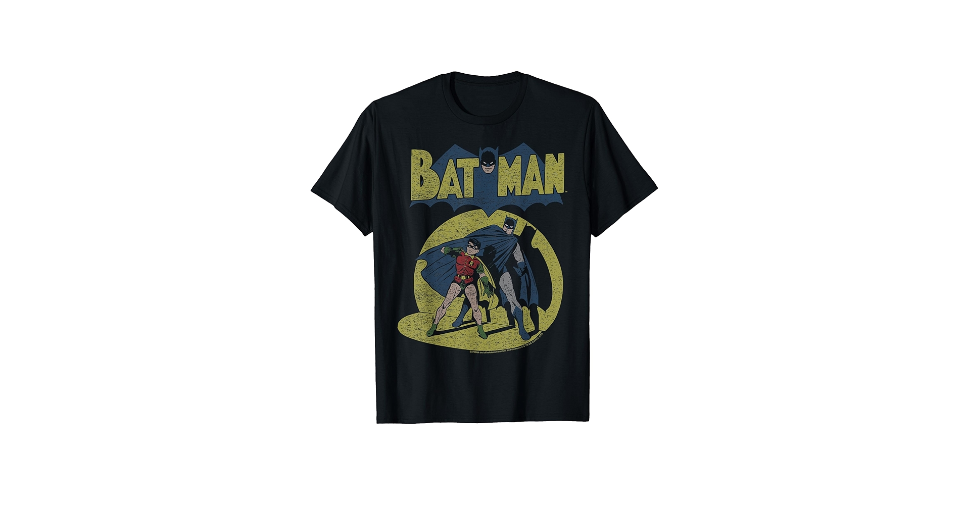 Amazon.com: DC Comics Batman Vintage Spotlight T-Shirt