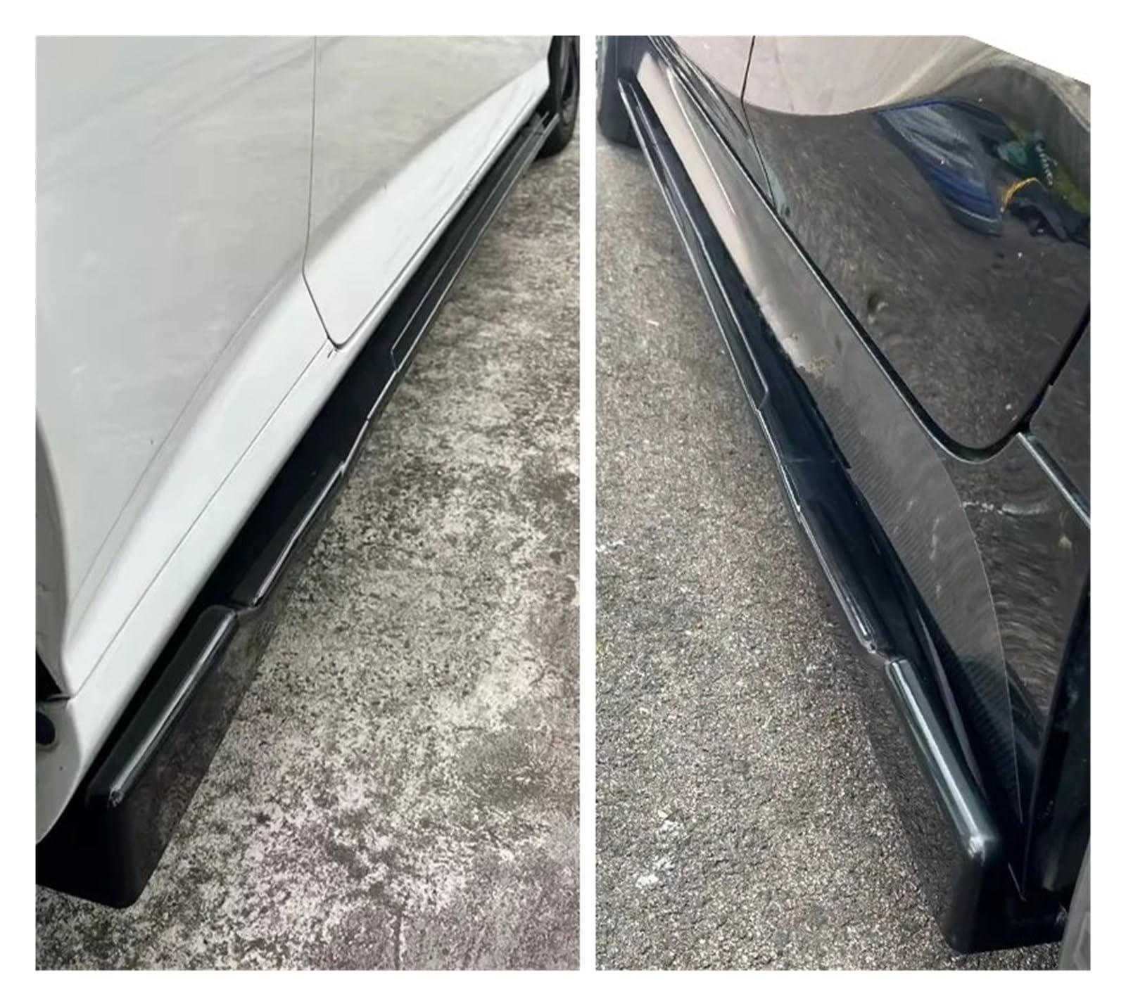 para Jetta MK6 B6 B8 4 5 6 7 8 MK5 MK7 para Polo 6R Accesorios Faldas Laterales Coche Extensión Panel Basculante Dividido Falda Lateral Automotriz