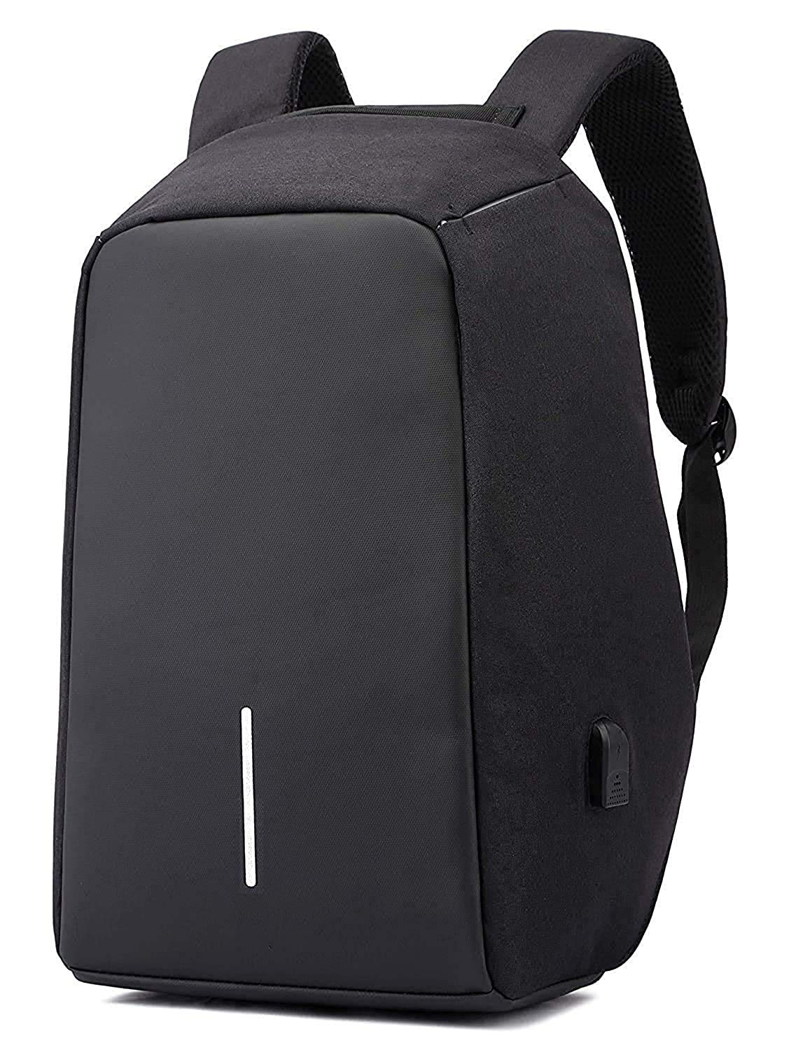 Bagello Anti Theft Water Repellent Laptop Backpack Bag with USB Charging Port Casual Unisex Bag for School College Office Suitable for Men Women Black Color (15.6 Inch) (B08WHS6XPV) Amazon Price History, Amazon Price Tracker