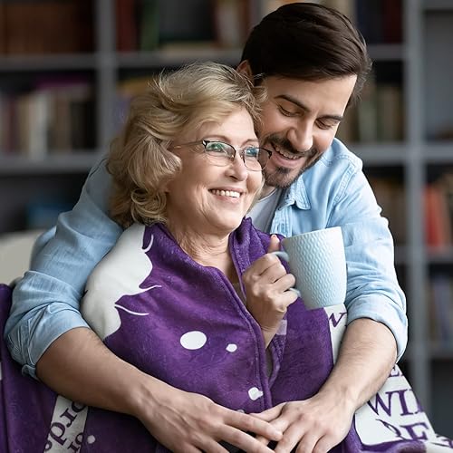 Miniatura 2 de Regalos para mamá, manta con texto en inglés "I Love You Mom", cumpleaños, Navidad, Día de la Madre, San Valentín, regalo para madre, regalos de