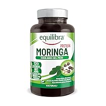 Equilibra Moringa Protein, 900 mg Moringa Oleifera per Dose, 120 Compresse Vegan per 2 Mesi, Integratore Moringa, Titolato al 60% in Proteine, Equilibrio del Peso Corporeo e Metabolismo dei Lipidi