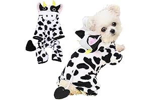 Dog Cow Halloween Costume: Adorable Farm Animal Pajamas for Canine Companions