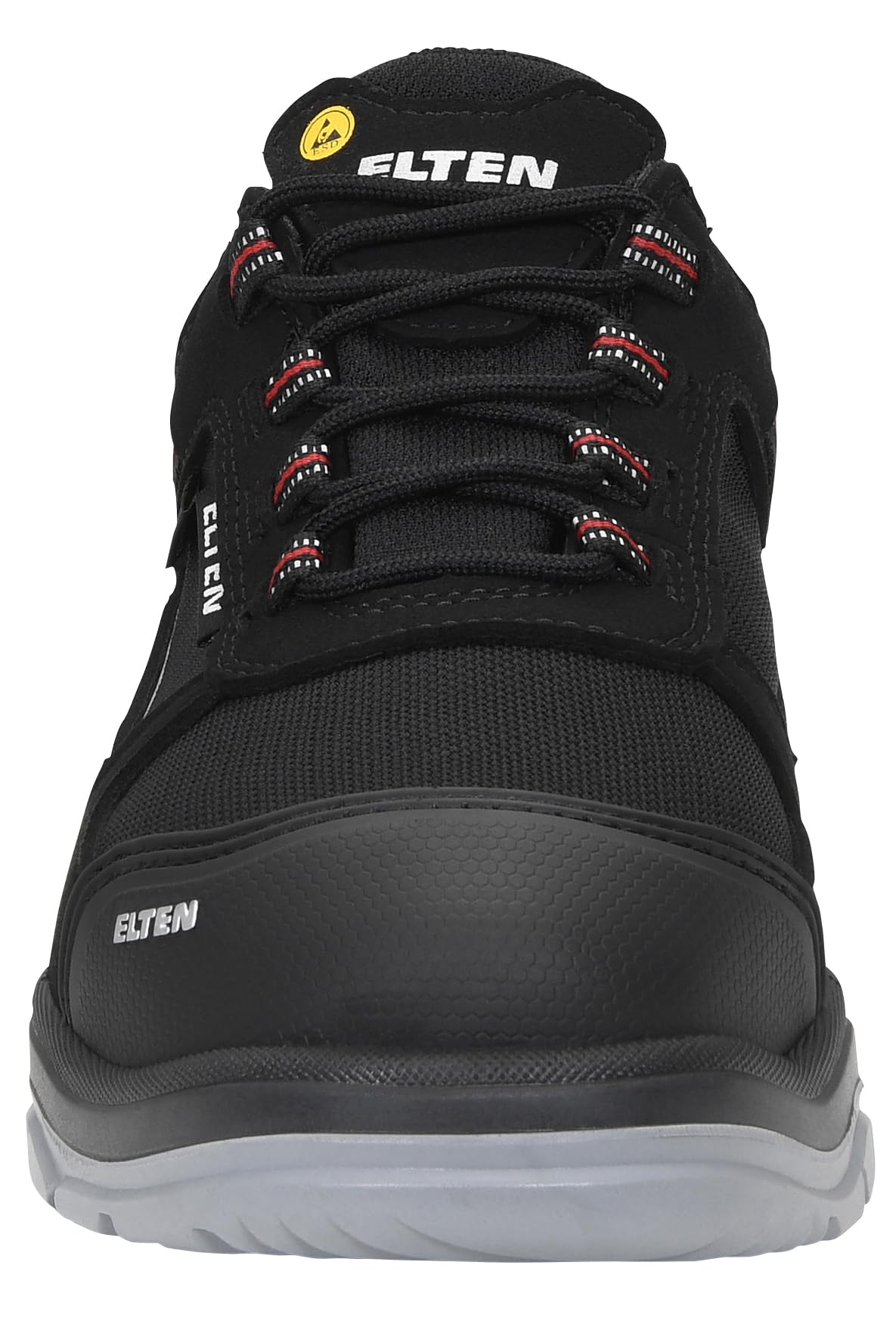 ELTEN Sicherheitsschuhe Matthew Pro GTX Low ESD S3 CI Typ 1, Damen und Herren, Textil, Stahlkappe, leicht, sportlich 45, Schwarz