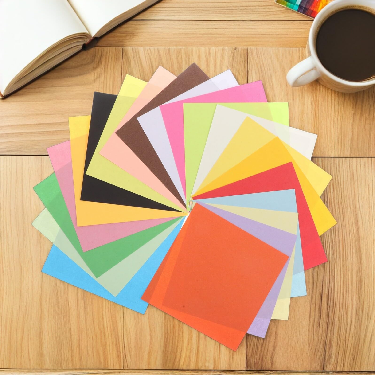 600pezzi Carta Origami Giapponese Fatta Mano Colorati per Lavoretti Creativi Biglietti d Auguri e Attività Scolastiche Didattiche
