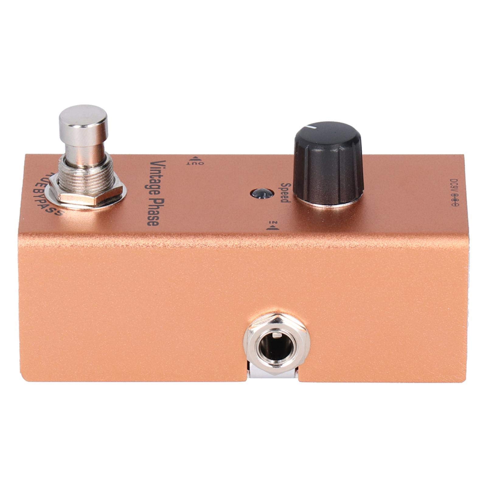 Pédale d'effet de guitare électrique, mini phase vintage, pédale d'effet de phase vintage, mini phaser unique, pour guitare accessoires d'instruments de musique Performance