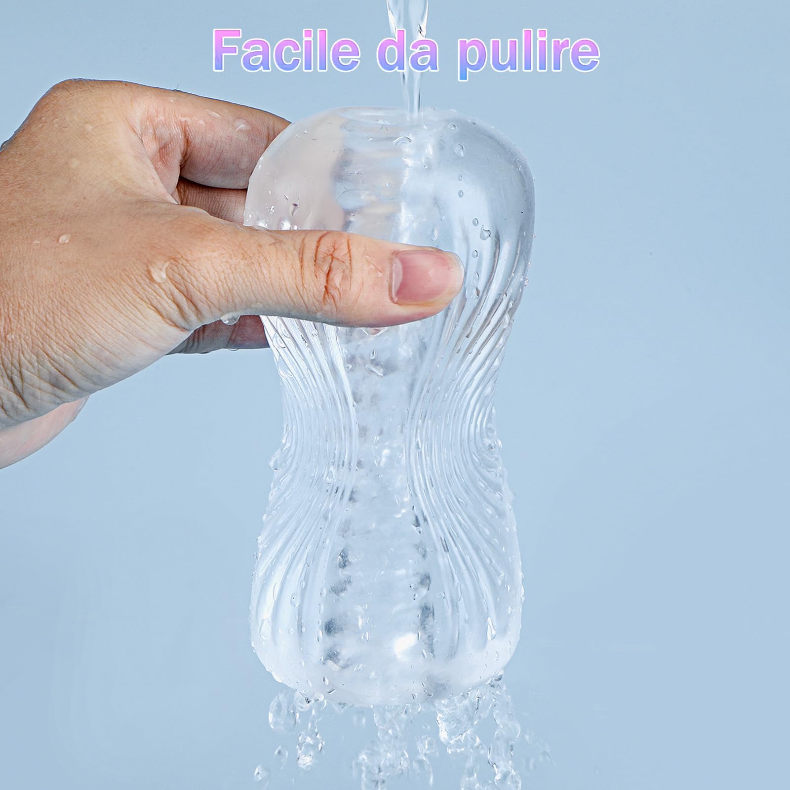 Masturbatore Uomo Sex Toys - Sex Toy Realistico Masturbatori per Uomini Maschile Tascabile Reale Giocattolo Erotico per Sesso, Stretta Apertura Anale Pompino per Gli con 3D Vagina Giocattoli Sessuali