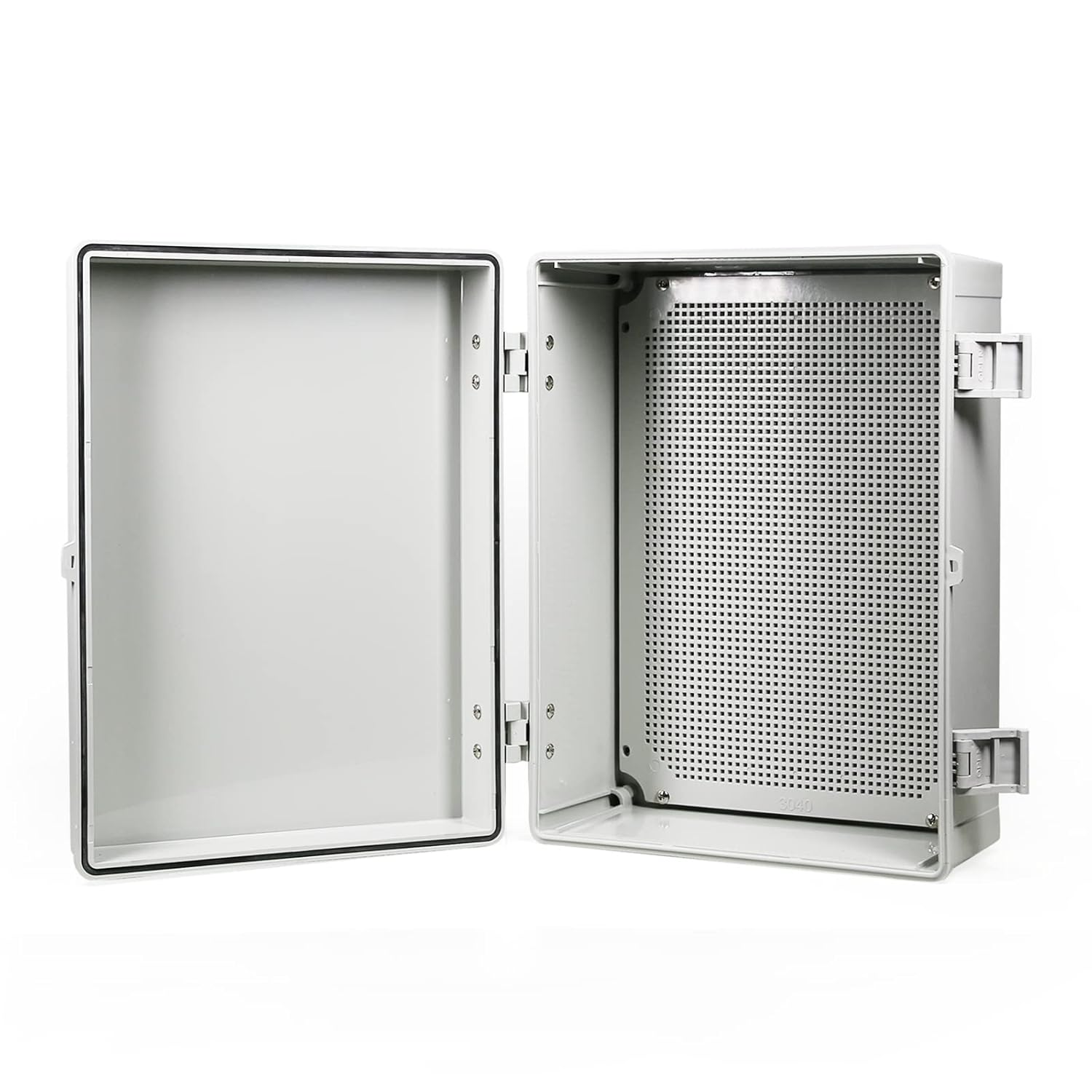 Sunnyglade ABS Plastic Dustproof Waterproof IP65 Junction Box Universal Durable Electrical Project Enclosure with Lock (15.7“x11.8”x7”)