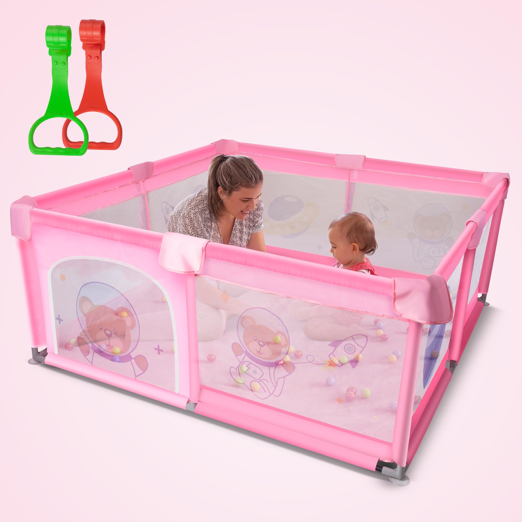 Buy Baybee Playard Playpen for Kids, Smart Folding & Portable Baby