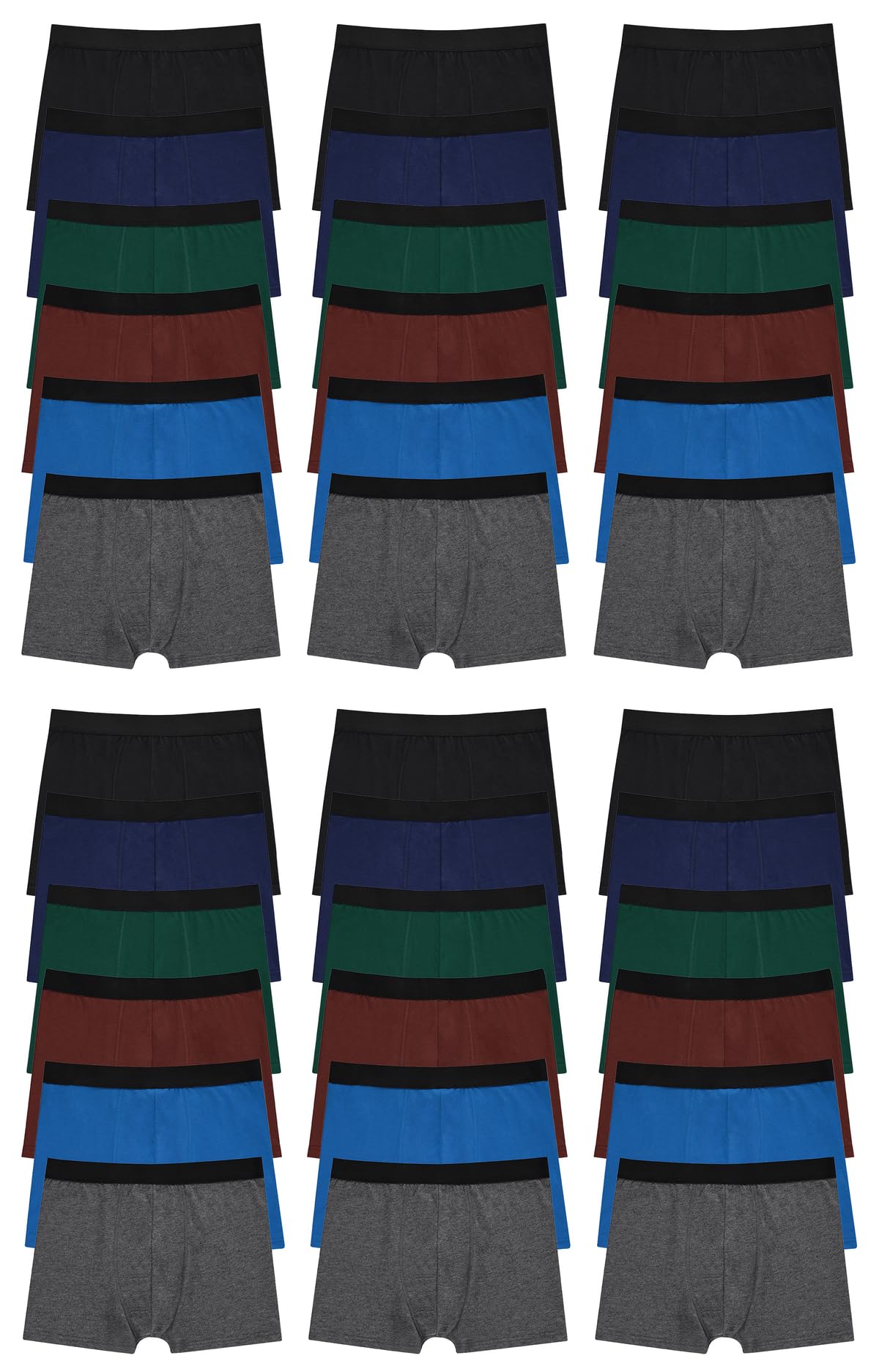 BILLIONHATS Case Pack of 720 Pieces Men Cotton Briefs in Bulk for Homeless Shelter Donating Wholesale Underwear for