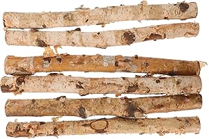 VILLCASE Birch Log Sticks for Decoration