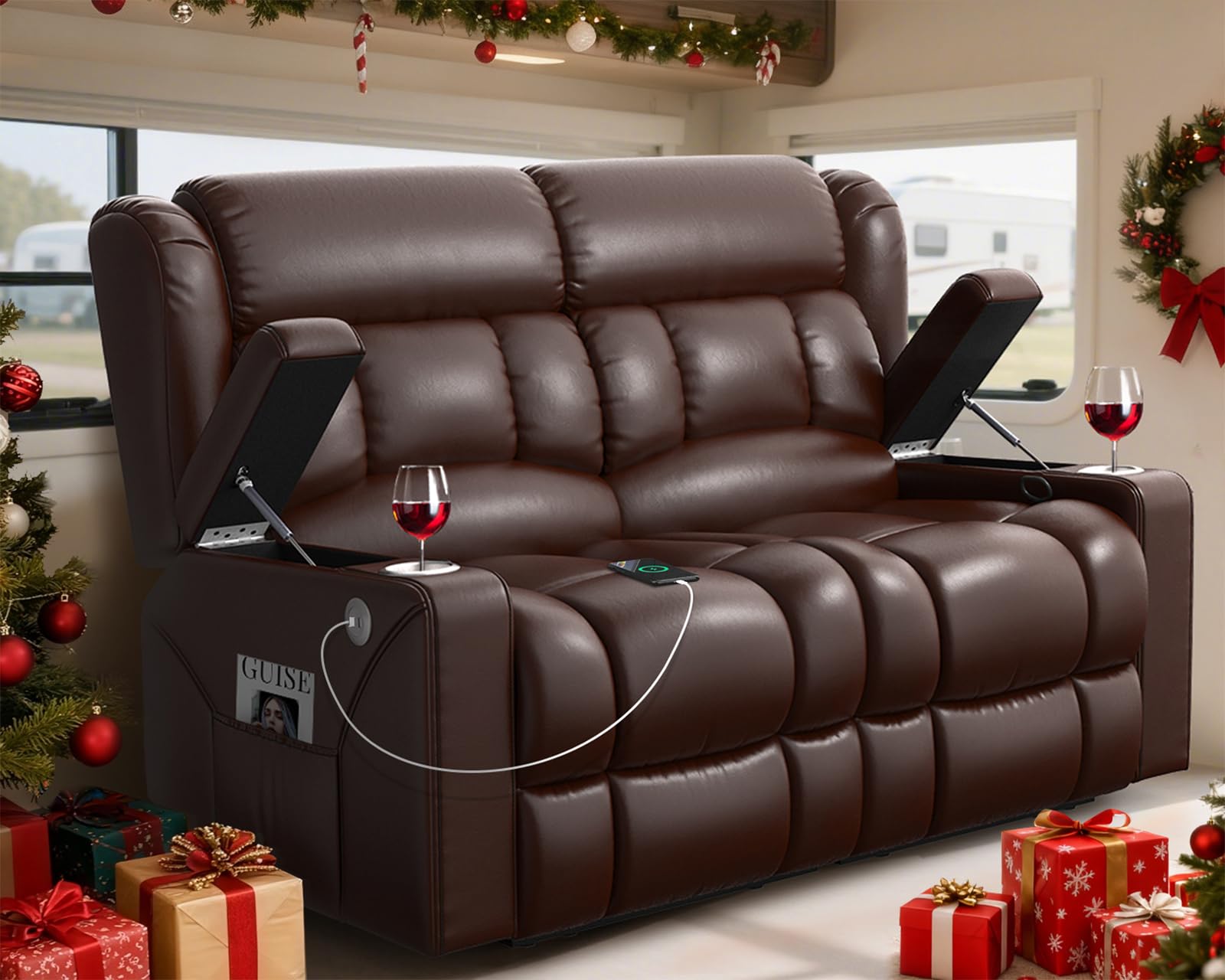 MisUMis Wall Hugger RV Loveseat