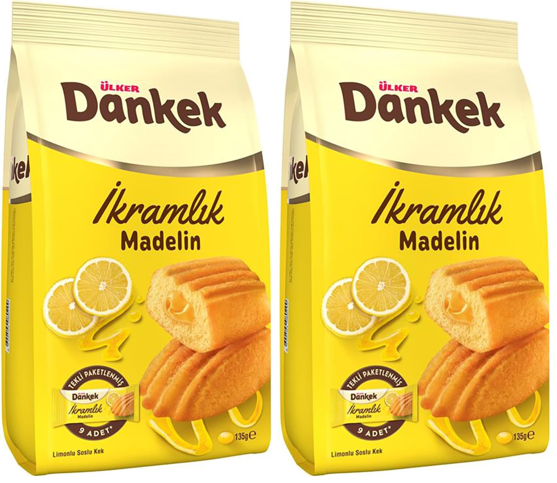 Ülker Dankek İkramlık Madlen Kek 135 Gram x 10 (2 paketi)