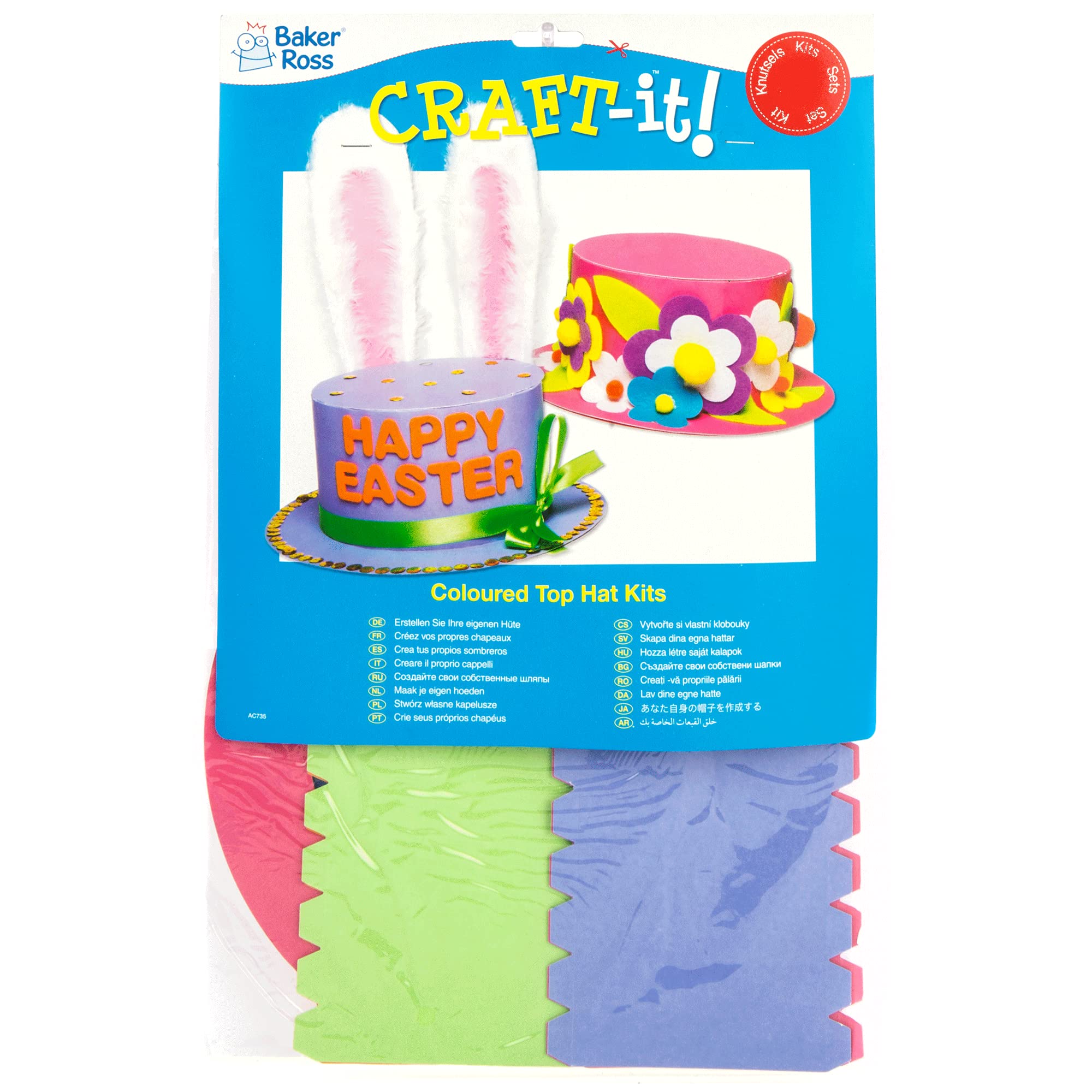 Cappelli A Cilindro A Soffietto Per Bambini - Confezione Da 4, Da Decorare Per Feste E Carnevale - Foto 6