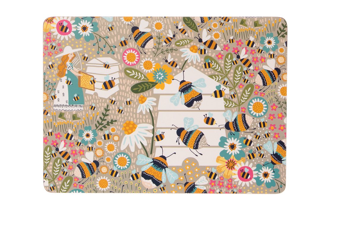 Ulster Weavers Multi-Colour Bee Keeper Placemat Pk4