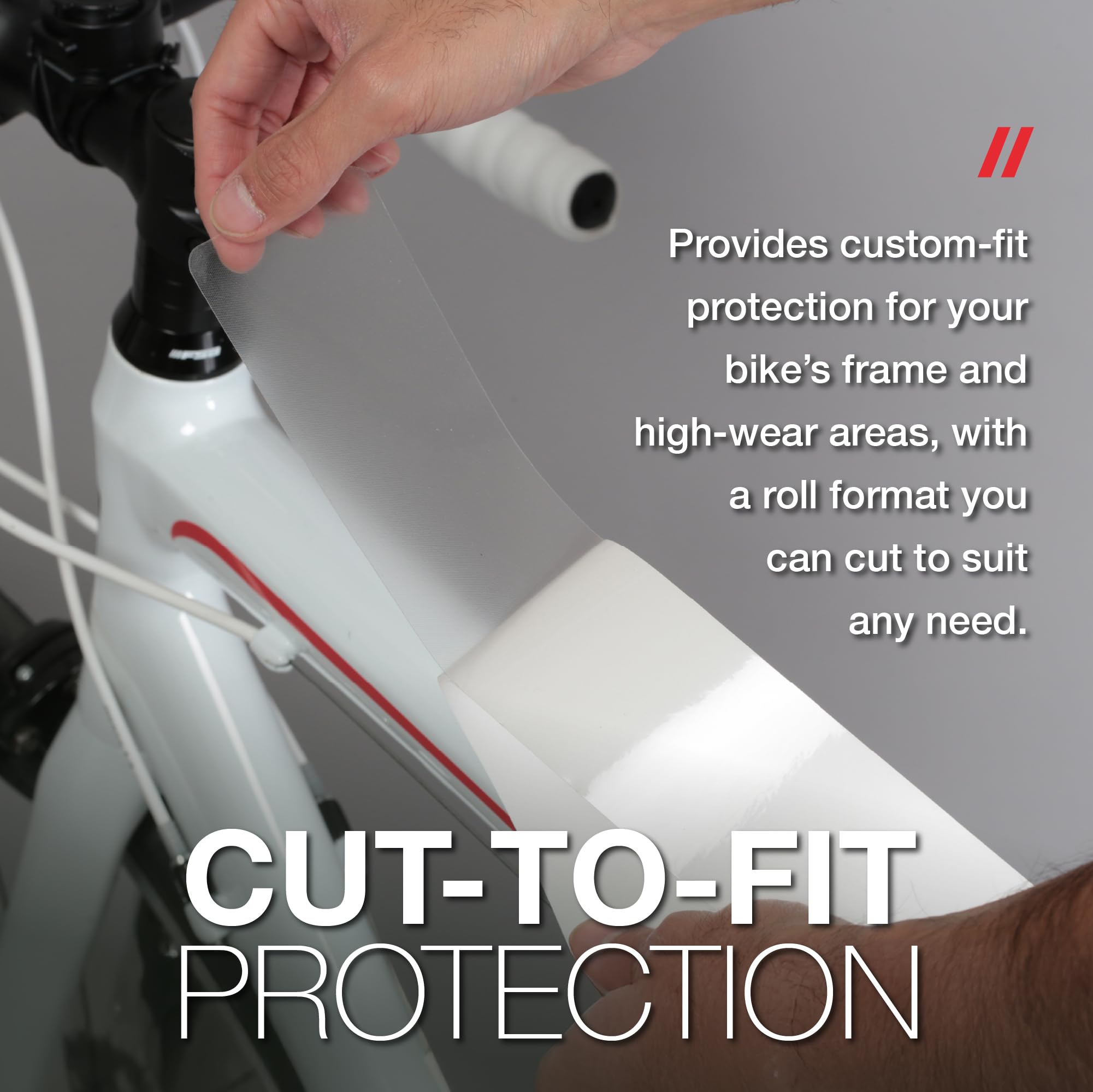 ZEFAL Skin Armor Matt Roll 3 mètres - Protection Cadre VTT et Vélo - Film Protection Velo Transparent Autocollant - Fabriqué en France - 3